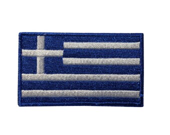 BRAND NEW GREECE GREEK STATE COUNTRY FLAG IRON ON PATCH BRAND NEW GREECE GREEK STATE COUNTRY FLAG IRON ON PATCH