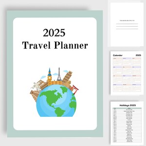 Ultimate Travel Planner | Vacation Organizer | Packing List & Trip Itinerary Printable