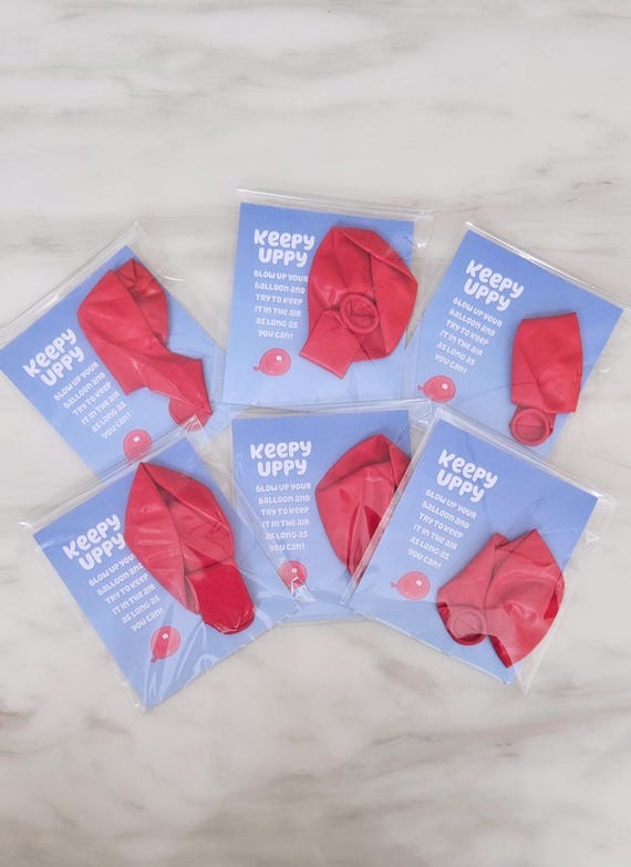 Bluey Inspired "KEEPY UPPY" Favours | Bluey Party | Bluey Birthday | Bluey Dog | Bingo | Bluey Party Favour