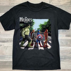 The Heroes Avengers Captain America Thor Iron Man Hulk Funny Comic Fan Unisex T-Shirt Sweatshirt Hoodies Tank Top For Men Women Kids Toddler
