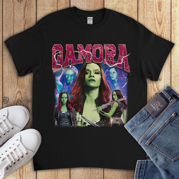 Gamora Guardians of the Galaxy Vintage Comic Unisex T-Shirt V-Neck Tshirt Sweatshirt Hoodies Tank Top For Men Women Kids Toddler