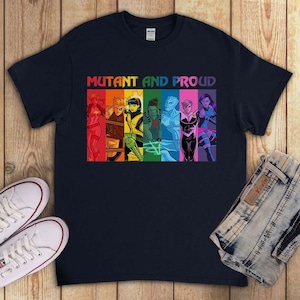 Mutant And Proud LGBT Pride Month The X-Men Marvel Comic Unisex T-Shirt V-Neck Tshirt Sweatshirt Hoodies Tank Top For Men Women Kids Toddler