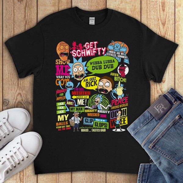 Buy Rick & Morty Get Schwifty Oversize T-shirt