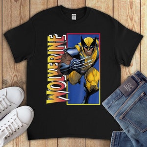 Wolverine Vintage X-Men Superhero Comic Funny Gift Unisex T-Shirt V-Neck Sweatshirt Hoodie Tank Top For Men Women Kids T-shirt