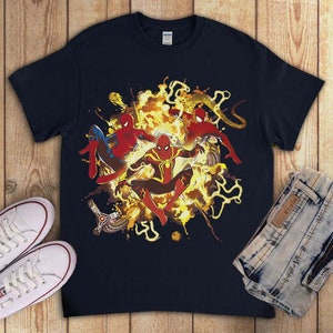 Spider Brothers Spider-Man Avenger Superhero Comic Unisex T-Shirt V-Neck Sweatshirt Hoodies Tank Top For Men Women Kids Toddler
