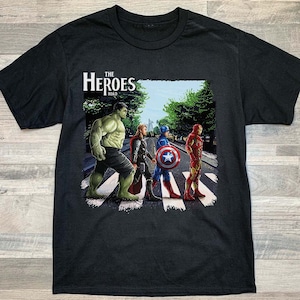 The Heroes Avengers Captain America Thor Iron Man Hulk Funny Comic Fan Unisex T-Shirt Sweatshirt Hoodies Tank Top For Men Women Kids Toddler