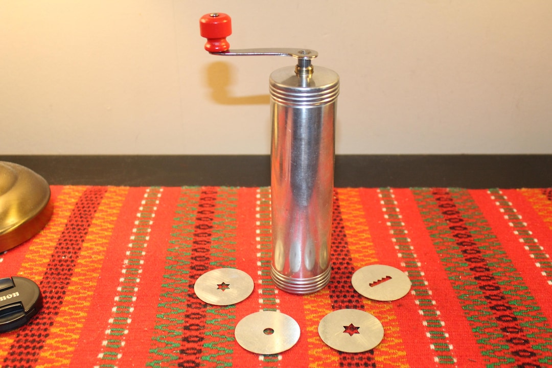 RARE Vintage Swedish Sveico Cookie Press With Red Wood Handle From the ...