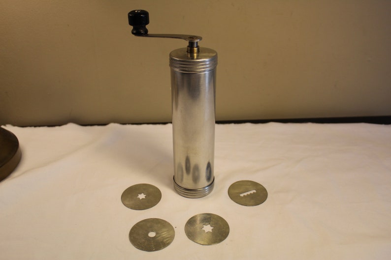 Vintage Swedish Sveico Crank Cookie Press With Black Wood Etsy Sweden