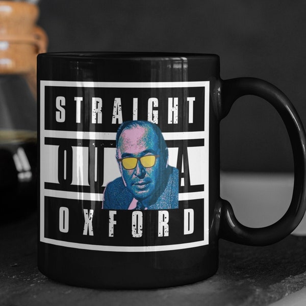 CS Lewis Straight Outta Oxford Mug, Straight Outta Mugs, C.S. Lewis Fan Gift Ideas, Funny Narnia Gift, CS Lewis