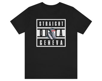 Straight Outta Geneva Shirt | Funny John Calvin T-Shirt | Funny Theologian Shirts