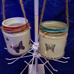 Tea light jars various designs personalised one&#39;s available at extra cost