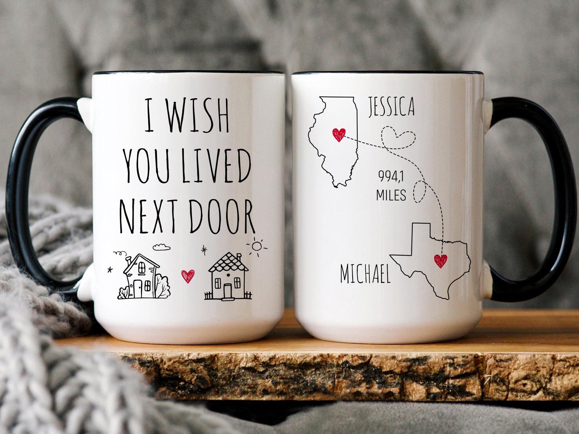Long Distance Best Friend Birthday Gifts For Women - Funny Friendship Gift - Gifts For BFF, Bestfriend, Besties, Sister, Her - Side By Side Or Miles