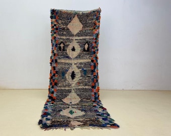 Tapis de course marocain coloré : accent bohème fait main dans le couloir