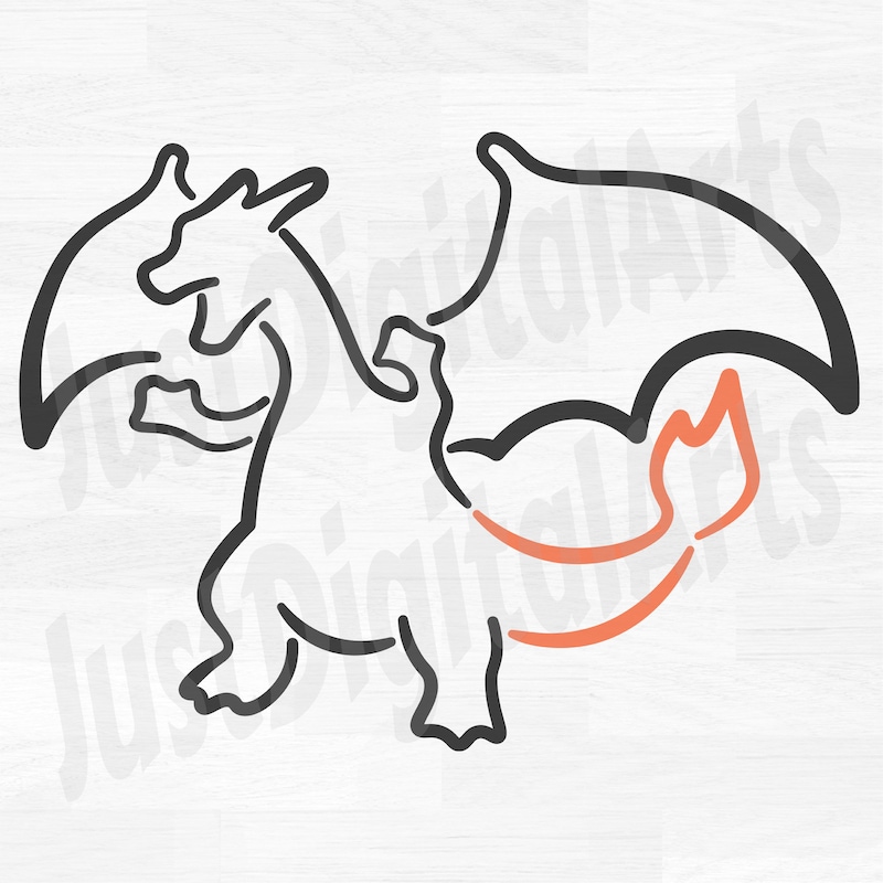 Charizard Svg - Etsy