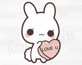 Cute Rabbit Drawing - Etsy Cute Rabbit Drawing - Etsy