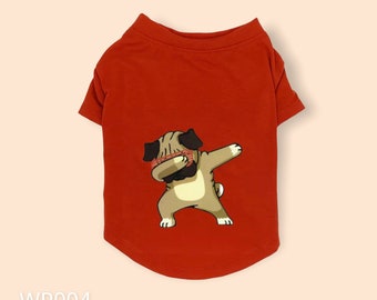 Lovely Pet Small Dog Puppy Sleeveless Conch Print Summer Dress Apparel Cloth HN 