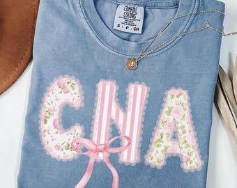CNA Shirt Certified Nursing Assistant Gift For Student Grad Comfort Colors Nurse Appreciation CNA Tee Shirt For Certified Nursing Assistant
