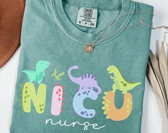 NICU Nurse Shirt Comfort Colors® Neonatal Intensive Care RN Registered Nurse Nursing Student Grad Gift Nurse Appreciation Gift Neonatal ICU