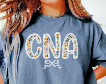 CNA Shirt Certified Nursing Assistant Gift For Student Grad Comfort Colors Nurse Appreciation CNA Tee Shirt For Certified Nursing Assistant
