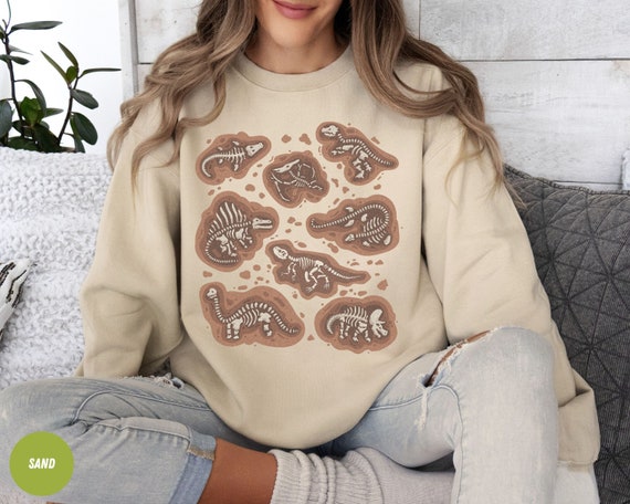 Dinosaur Shirt Dino Sweatshirt Paleontologist Gifts Science Teacher Shirt Gift For Dinosaur Lover Fossil Sweater Archeology Sweater