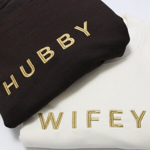 Gestickte Ehemann Frau Sweatshirts, individuelle Ehemann Frau , passende Paar Pullover, Valentinstag Braut Sweatshirt, Paar Geschenke, Hochzeitsgeschenke