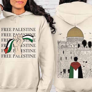 PALESTINE FUNDRAISER - 75% of all profits go to Palestine - Palestine Hoodie, Al Aqsa Hoodie, Free Palestine Hoodie, Pro Palestine Protest