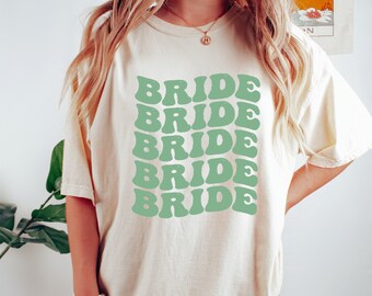 Retro Bride Tee | Hen Do Shirt | Bachelorette Top | Bridal Outfit | Bride To Be Gift