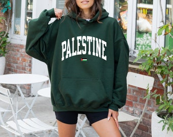 PALESTINE FUNDRAISER - 75% of all profits go to Palestine - Varsity Palestine Hoodie, Pro Palestine Sweatshirt, Free Palestine Hoodie