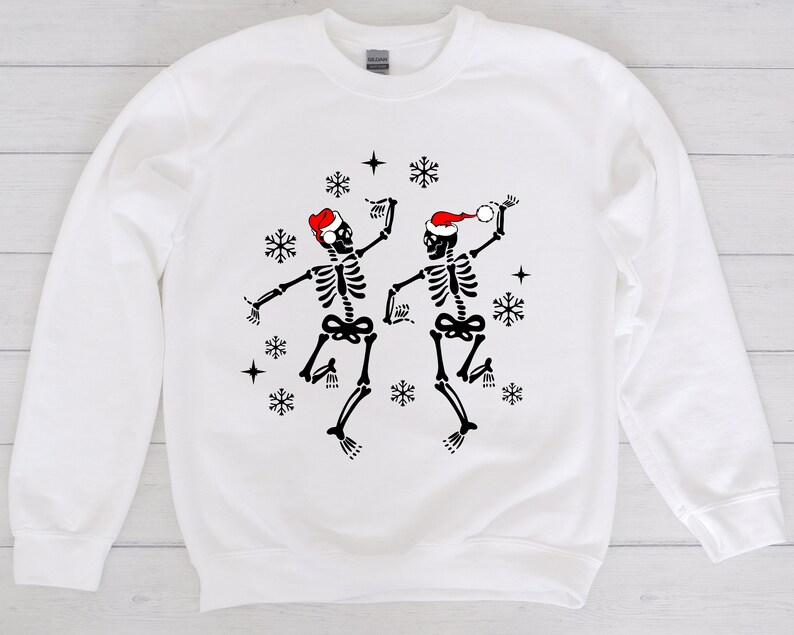 skeleton sweater womens