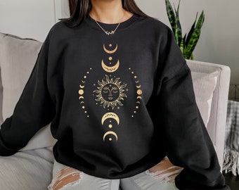 sun and moon sweater