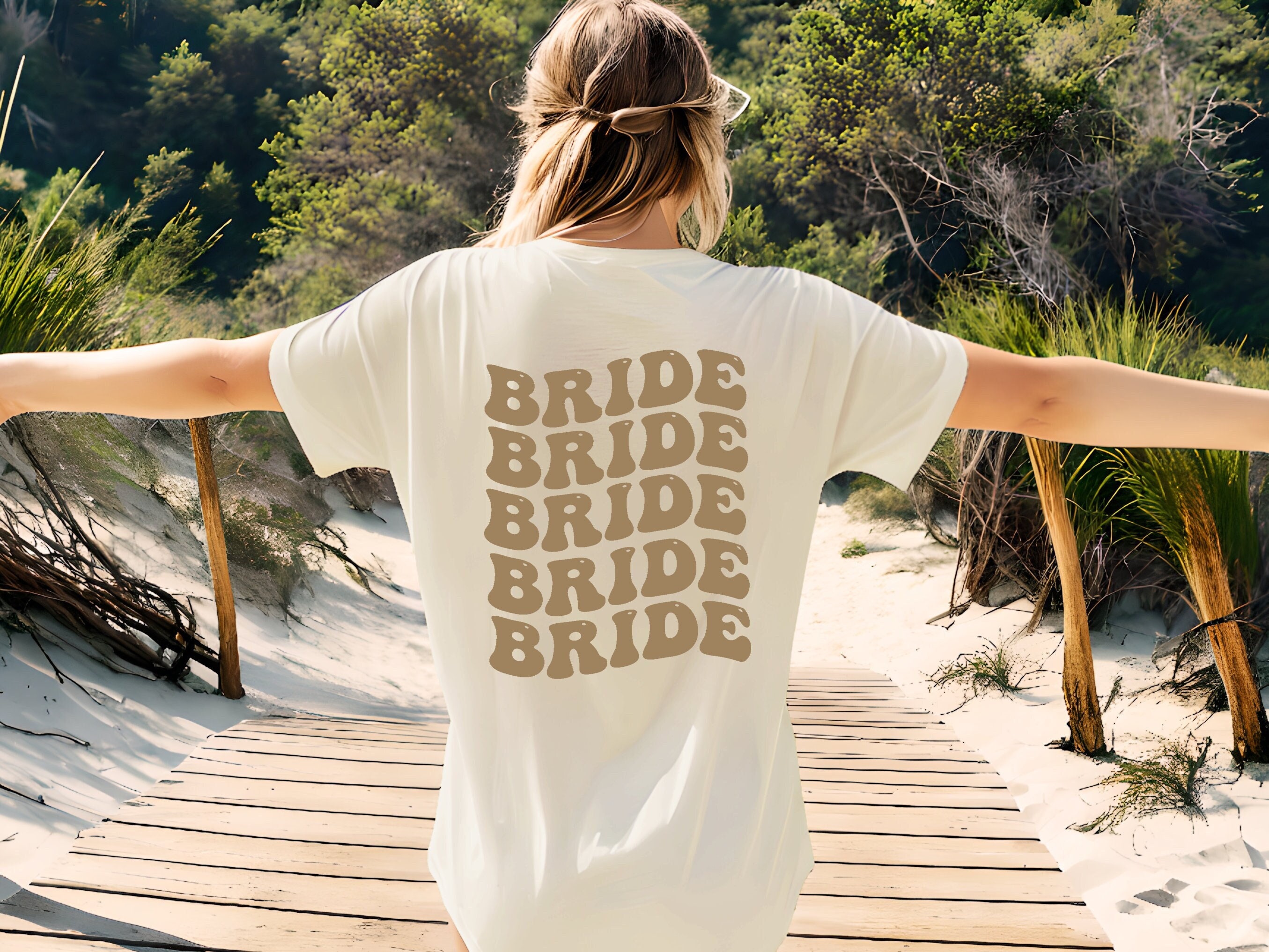 T shirt dress bridesmaid top