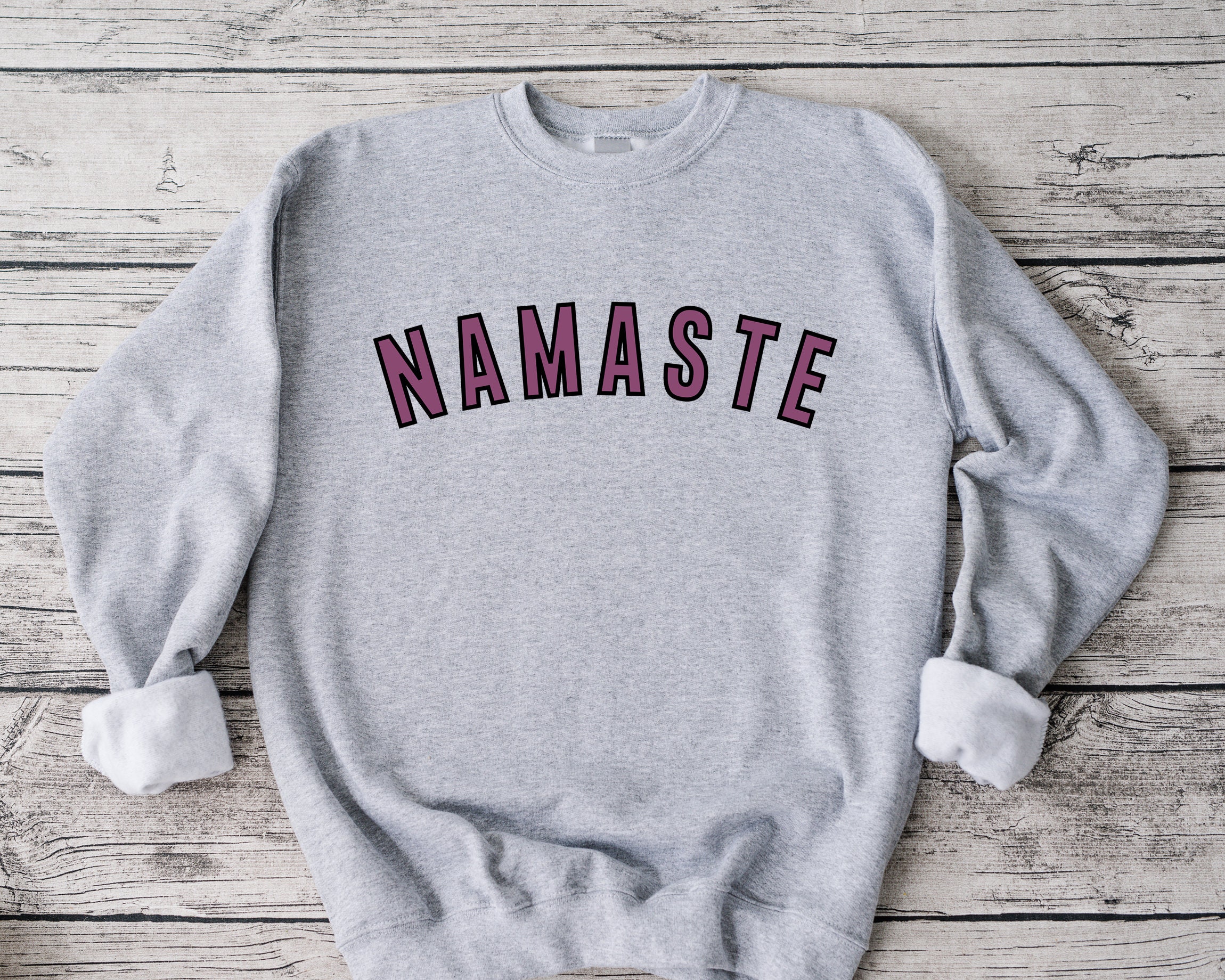 Namaste Yoga Sweatshirt Namaste Sweatshirt Yoga Instructor Women's Yoga  Sweatshirt Yoga Top Gift for Yogi Namaste Hoodie 