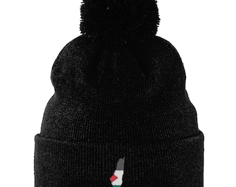 PALESTINE FUNDRAISER - Palestine Map Beanie | Palestine Flag Beanie | Free Palestine Hat