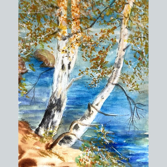 森林水彩畫夏天 水彩で描いた夏の山道の風景のイラスト素材 69719111 -