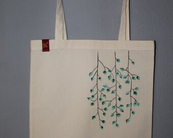 painting on cloth bolsa