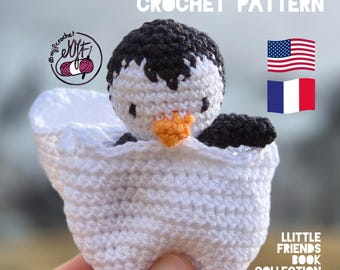 Little PENGUIN in his EGG crochet PATTERN
