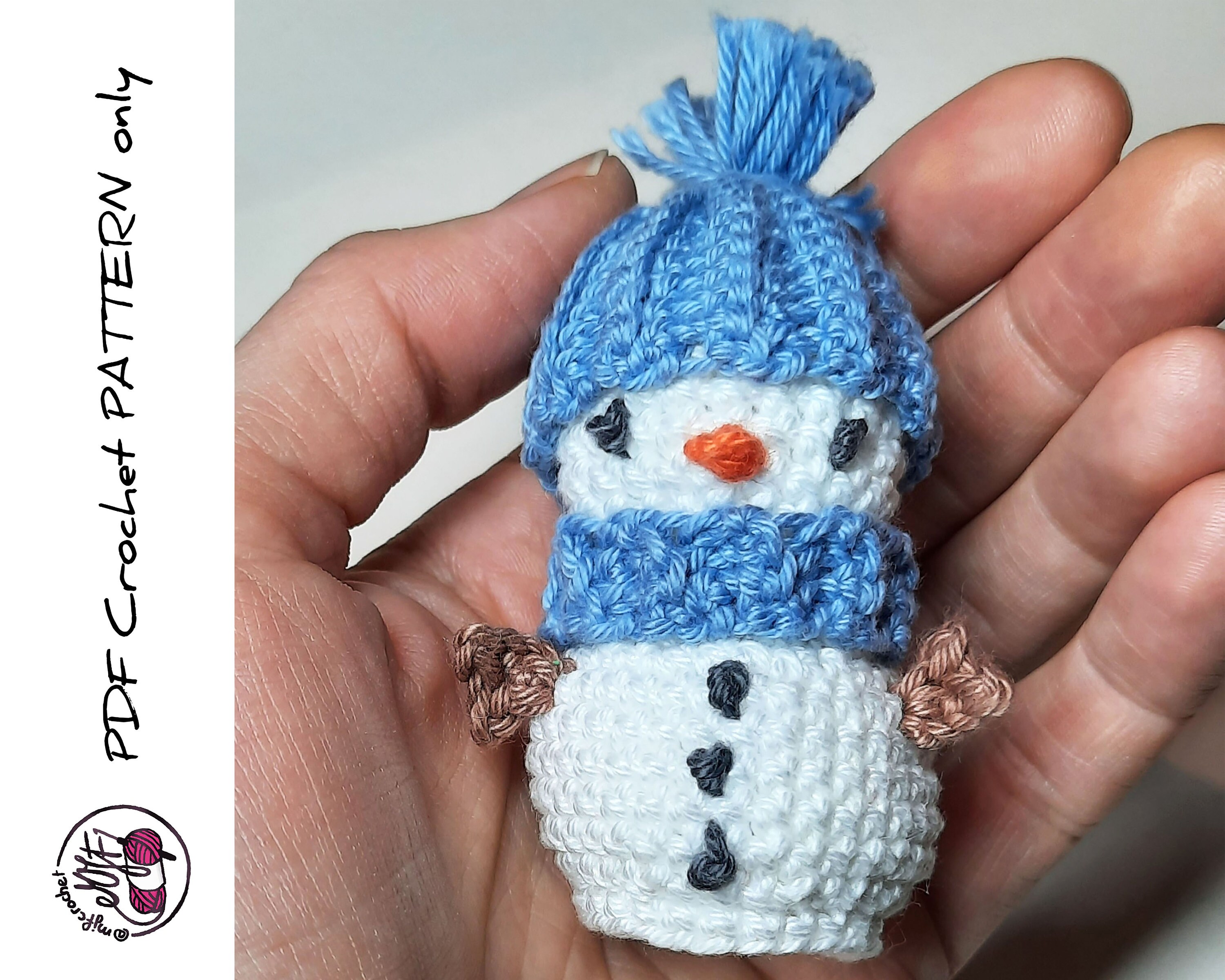 Patron Au Crochet Bonhomme De Neige - Etsy