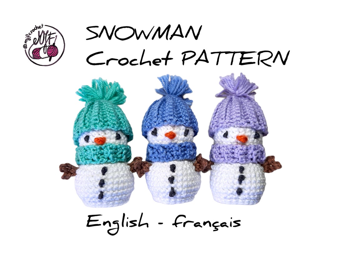 Patron Bonhomme De Neige A Imprimer