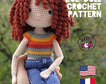 DOLL ZOE and clothes crochet pattern