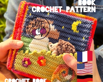 Little greedy HEDGEHOG BOOK crochet PATTERN