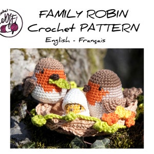 ROBIN Family crochet PATTERN