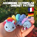 Accordion CATERPILLAR crochet PATTERN