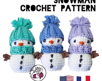 Patron au crochet Bonhomme de neige