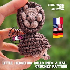 Petit HERISSON rol en boule PATRON au crochet