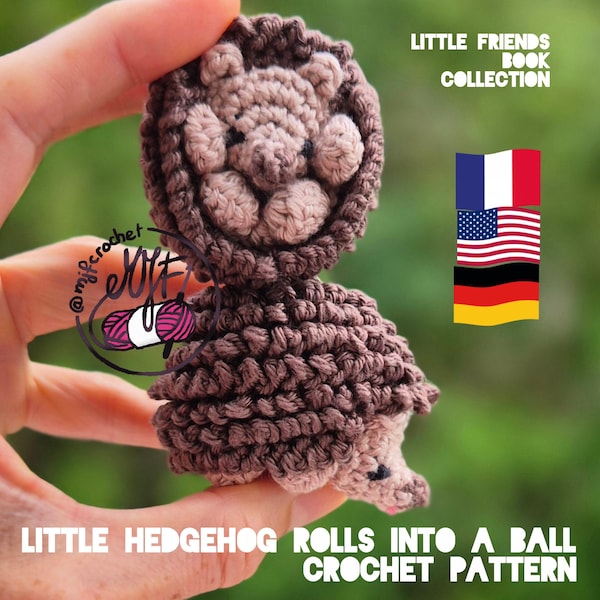 Petit HERISSON se roule en boule PATRON au crochet