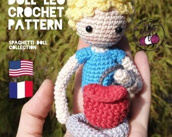 DOLL LEO and winter clothes crochet pattern