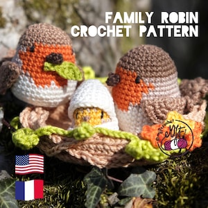 ROBIN Family crochet PATTERN