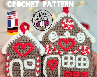 GINGERBREAD HOUSES crochet PATTERN