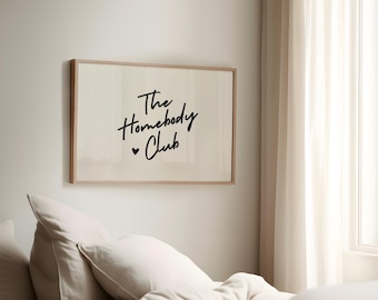 The Homebody Club Landscape Print Trendy Wall Art Print Neutral Wall Decor Living Room Decor Bar Cart Art Digital Print