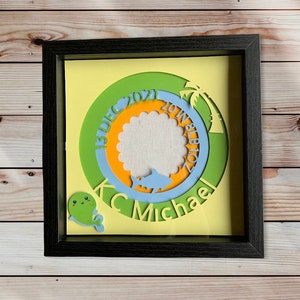 Caja de memoria de estadísticas de bebé de diseño personalizado